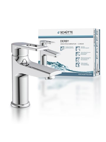 Schütte Wastafelkraan "Derby" chroomkleurig