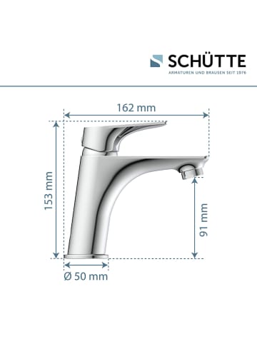 Schütte Waschtischarmatur "Boston" in Chrom