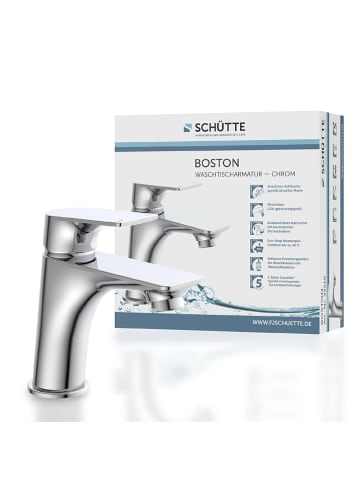 Schütte Wastafelkraan "Boston" chroomkleurig