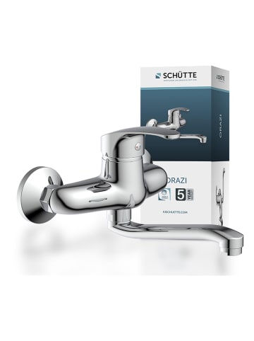 Schütte Wand-Spültischarmatur "Orazi" in Silber