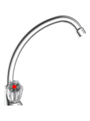 Schütte Niskociśnieniowa bateria zlewozmywakowa "Duo Mix II" w kolorze srebrnym