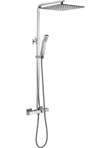 Schütte Thermostaat-regendoucheset "Sumba" chroomkleurig