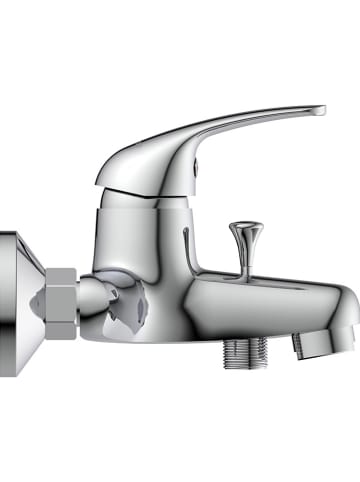 Schütte Bateria wannowa "Athos" w kolorze srebrnym