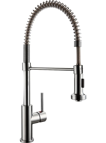 Schütte Spiralna bateria zlewozmywakowa w kolorze srebrnym