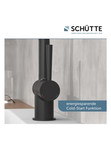 Schütte Bateria umywalkowa "Cornwall" w kolorze czarnym