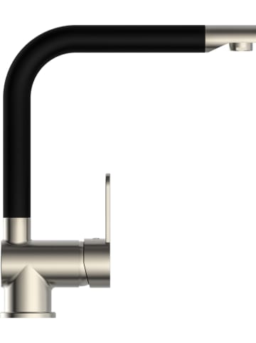 Schütte Gootsteenkraan "Rio" zwart/zilverkleurig