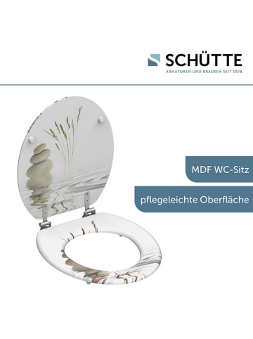 Schütte WC-Sitz "Balance" in Weiß/ Beige