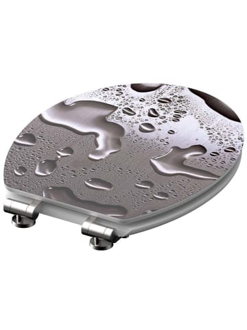 Schütte Toiletbril met softclose "Grey Steel" grijs