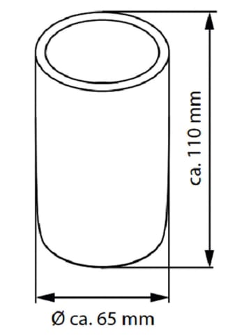 eisl since 1980 Kubek łazienkowy w kolorze turkusowym - wys. 11 x Ø 6,5 cm