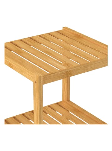 Schütte Badezimmer-Standregal in Hellbraun - (B)33 x (H)140 x (T)33 cm