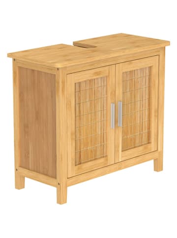 Schütte Waschbeckenunterschrank in Hellbraun - (B)67 x (H)60 x (T)28 cm