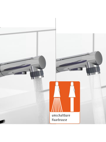 Schütte Bateria umywalkowa "Variabile" w kolorze srebrnym