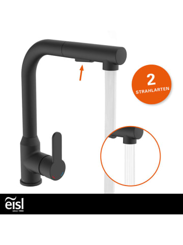 eisl since 1980 Keukenkraan "Venezia" zwart