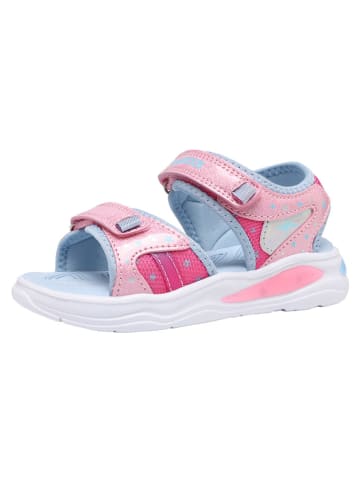 Kangaroos Enkelsandalen lichtblauw/lichtroze
