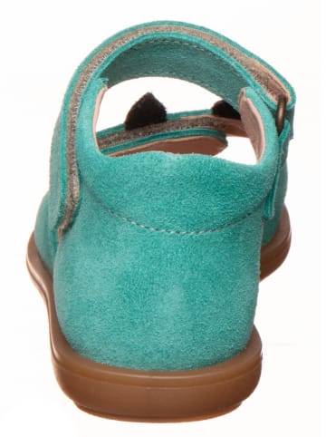 kmins Leren sandalen turquoise