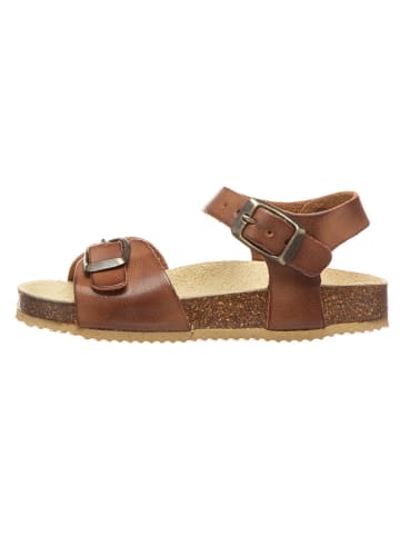 billowy Sandalen in Hellbraun