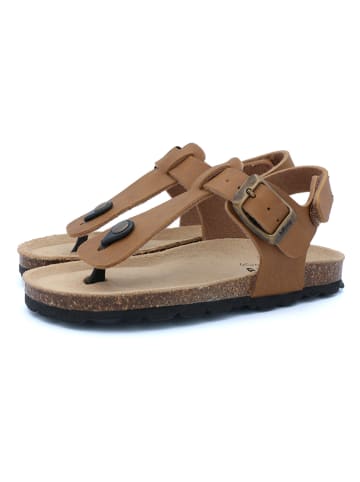 billowy Sandalen in Hellbraun