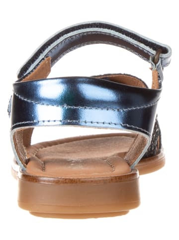 POM POM Sandalen donkerblauw