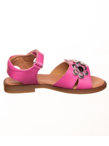 kmins Leder-Sandalen in Pink