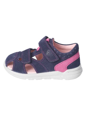 PEPINO Leder-Sandalen "Kansi" in Dunkelblau