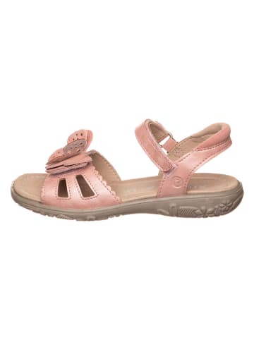 Ricosta Leder-Sandalen in Rosa