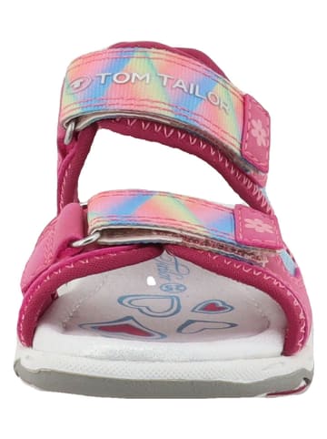Tom Tailor Sandalen roze/meerkleurig