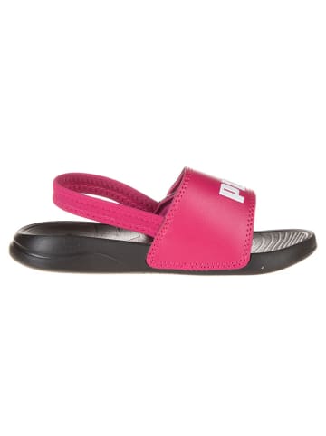 Puma Sandalen "Popcat 20 Backstrap AC" in Schwarz/ Pink