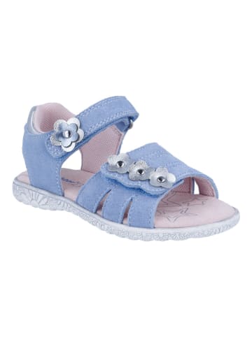 Richter Shoes Leder-Sandalen "Sole" in Blau