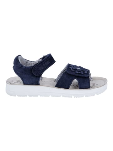 Richter Shoes Leder-Sandalen "Sofia" in Dunkelblau