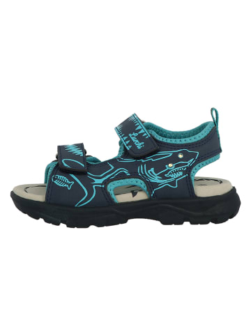 Lurchi Sandalen "Korall-S" zwart/turquoise