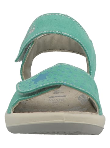 Lurchi Leder-Sandalen in Türkis