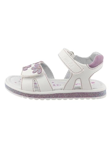 Lurchi Sandalen "Candy" in Weiß/ Lila