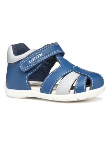 Geox Halbsandalen "Elthan" in Blau/ Weiß