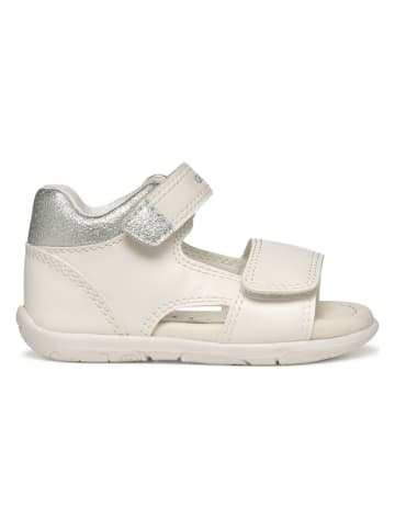 Geox Sandalen "Tapuz" in Creme/ Silber