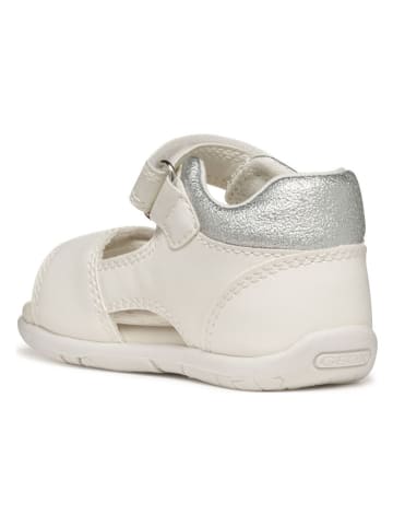 Geox Sandalen "Tapuz" in Creme/ Silber
