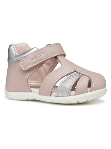 Geox Enkelsandalen "Elthan" lichtroze/zilverkleurig