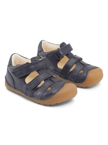 Bundgaard Leder-Halbsandalen "Petit" in Dunkelblau