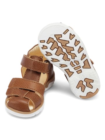Bundgaard Leder-Halbsandalen "Sofus" in Hellbraun