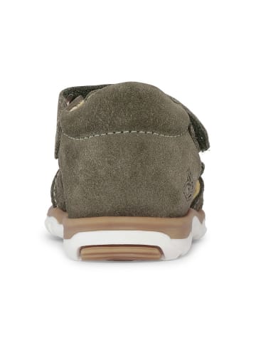 Bundgaard Skórzane półsandały "Sofus" w kolorze khaki