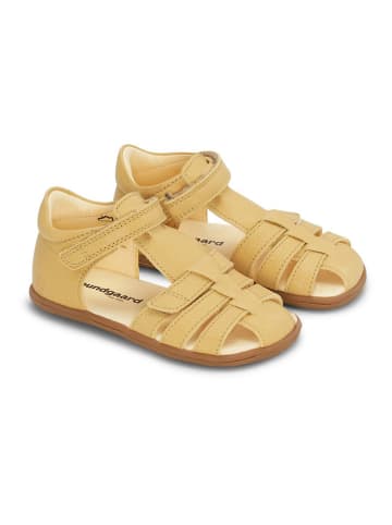 Bundgaard Leren barefootenkelsandalen "Rox" geel