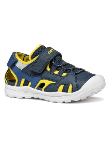 Geox Enkelsandalen "Vaniett" donkerblauw/geel