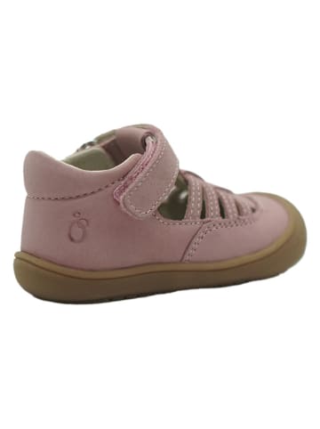 lamino Leder-Halbsandalen in Rosa
