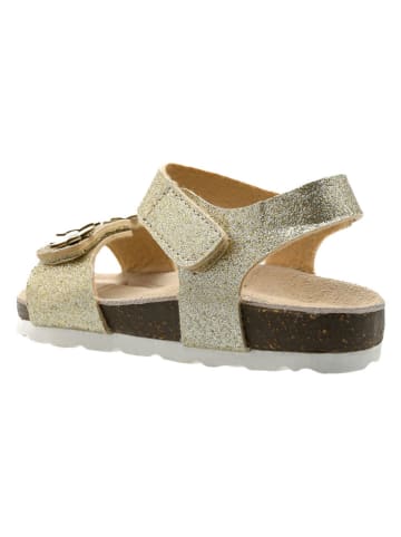 lamino Sandalen goudkleurig