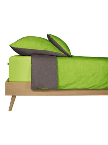 Schiesser Renforcé beddengoedset groen/antraciet