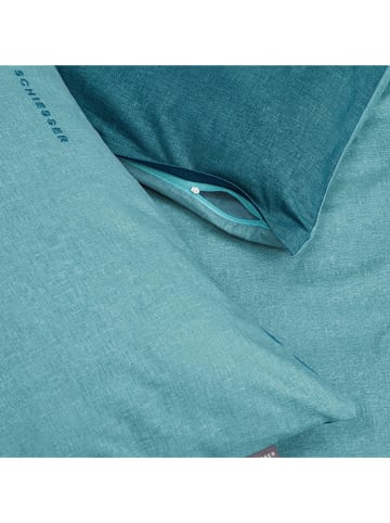 Schiesser Renforcé beddengoedset turquoise