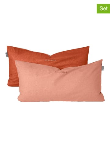 Schiesser Poszewki renforcé (2 szt.) w kolorze pomarańczowym na poduszkę
