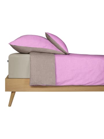 Schiesser Jersey-Spannbettlaken in Taupe