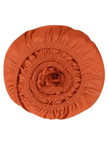 Schiesser Jersey-Spannbettlaken in Orange