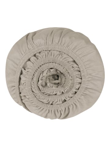 Schiesser Topperspannbettlaken "Flexi" in Taupe