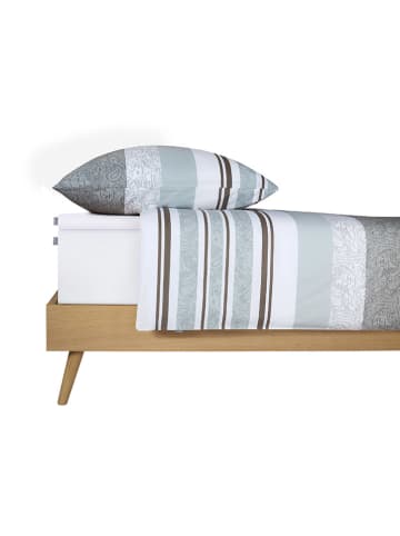 Schiesser Prześcieradło "Flexi" w kolorze białym na topper na gumce